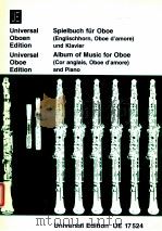 Album of Music for Oboe Cor anglais Oboe d'amore and Piano nr.6411   1998  PDF电子版封面    Johann Sebastian Bach 