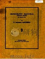Impromptu Pastoral Improvviso Pastorale pour Hautbois et Piano（1958 PDF版）
