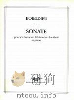 Boieldieau  Sonate pour clarinette en Si bémol ou hautbois et piano z.12 042（1992 PDF版）