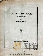 Le Troubadour pour Hautbois et Piano   1961  PDF电子版封面    Marc Cables 