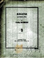 Regates pour Hautbois et Piano   1954  PDF电子版封面     