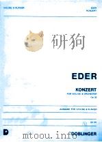 Konzert fur violine & Orchester Op.32 Ausgabe Fur Violine & Klavier 03 311（1979 PDF版）