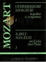 W.A.Mozart Early Sonatas for Violin and Piano Ⅰ Z.3635（1963 PDF版）