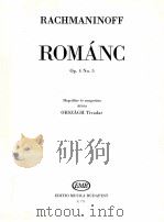 rachmaninoff romanc op.4 No.5 Z.775   1952  PDF电子版封面     