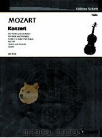 Konzert for Violin and Orchestra G major KV 216 Violine solo Urtext ED 7018   1982  PDF电子版封面     