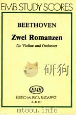 ludwig van Beethoven Two Romances for Violin and Orchestra Z.40 111（1990 PDF版）