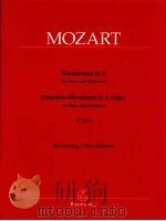 concerto movement in E major for Horn and Orchestra KV 494a piano reduction BA 5349a   1999  PDF电子版封面    W.A.Mozart 