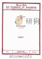 6 sonate for saxophone et piano al 20 830   1951  PDF电子版封面    Haendel 