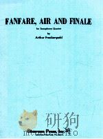 fanfare air and finale for saxophone quartet pa 18327（ PDF版）