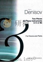 Two Pieces for Three Instruments in C or Bb（1987 PDF版）