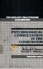 PSYCHOLOGICAL CONSULTATION IN THE COURTROOM（1986 PDF版）