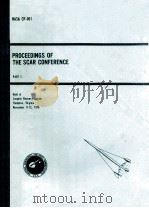 PROCEEDINGS OF THE SCAR CONFERENCE PART 1   1976  PDF电子版封面     