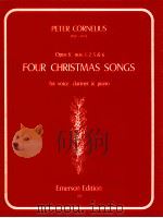 Four Christmas Songs for voice clarinet & piano opus 8 nos.1 2 5 & 6 146（1985 PDF版）