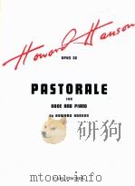 Pastorale for Oboe and Piano Opus 38（1952 PDF版）