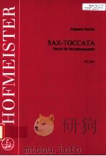 sax-toccata musik fur saxophonquartett FH 2381（1996 PDF版）