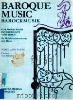 Barque Music for wood-wind instruments and horn score and parts   1969  PDF电子版封面    Kovács Imre 