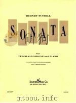 sonata for tenor saxophones and piano contemporary saxophone series cecil leeson-editor SS-867（1960 PDF版）