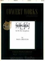 sonata opus 19 for e? alto saxophone LA0014   1973  PDF电子版封面    Paul Cerston 