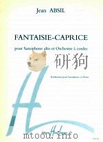 fantaisie-caprice pour saxophone alto et orchestre à cordes Réduction pounr saxophone et piano 24 33（1971 PDF版）