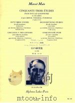 fifty-three studies for all saxophones in three books after boehm terschak fürstenau 2nd book 19-35（1946 PDF版）