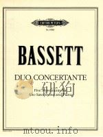 edition oeters No.67083duo concertante five movements for alto saxophone and piano   1988  PDF电子版封面     