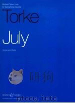 july for saxophone quartet   1995  PDF电子版封面    Michael Torke 
