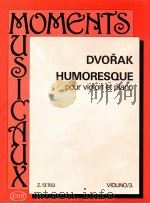 Dvorak Humoresque pour violon et piano Z.13703（1990 PDF版）