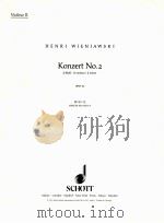 Konzert No.2 d-moll/ré mineur/d minor opus 22 ED-   1951  PDF电子版封面     