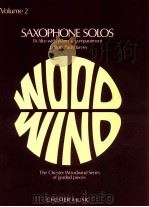 saxophone solos E? alto with piano accompaniment volume 2   1990  PDF电子版封面    Paul Harvey 