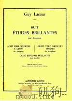 eight very difficult studises for saxophone AL 23 237（1963 PDF版）