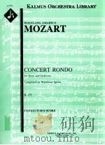 Concert Rondo for Horn and Orchestra K.371 A 8774（ PDF版）
