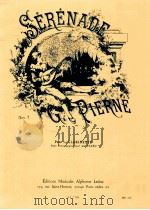 Sérénade pour La Clarinette avec accompagnement de piano AL.7786（ PDF版）