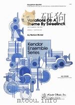 variations on a theme by sweelinck for saxophone quartet   1982  PDF电子版封面    Ramon Richer 