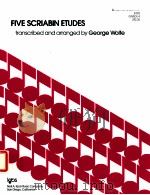 five scriabin etudes for saxophone   1985  PDF电子版封面    George Wolf 