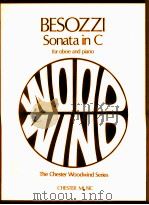 sonata in C for oboe and piano   1991  PDF电子版封面  0711948925   
