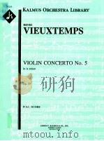 Violin Concerto No. 5 in a minor Op. 37 a 2225（ PDF版）
