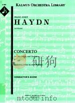 Concerto for Two Horns and Orchestra in E-flat A7890   1992  PDF电子版封面    Joseph Haydn 