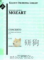 Concerto for Clarinet and Orchestra in  A  K. 622 A 1782     PDF电子版封面    Mozart 