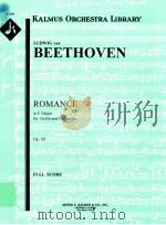 Romance in F Major for Violin and Orchestra A1289（ PDF版）