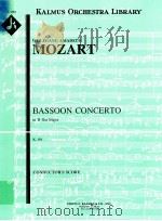 Bassoon Concerto in B flat Major K.191 A1781     PDF电子版封面    Mozart 