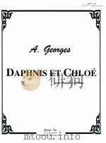 Daphnis et Chloé pour Hautbois et Piano   1997  PDF电子版封面    A.Georges 