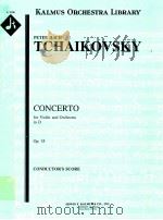 Concerto for Violin and Orchestra in D Op.35 A 2196     PDF电子版封面    Peter Ilich Tchaikovsky 