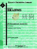 Hungarian Dances Nos. 5 6 and 7 A 8835     PDF电子版封面    Johannes Brahms 