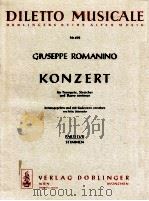 diletto musicale Nr.270 Konzert für Trompete Streicher und Basso continuo Partitur   1968  PDF电子版封面     