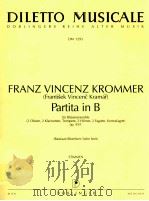 diletto musicale DM 1293 partita in b für bl?serensemble 2 oboen 2 klarinetten trompete 2 h?rner 2 f（1999 PDF版）