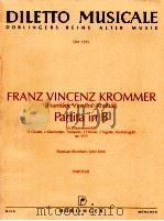 diletto musicale DM 1295 partita in b für bl?serensemble 2 oboen 2 klarinetten trompete 2 h?rner 2 f   1999  PDF电子版封面     