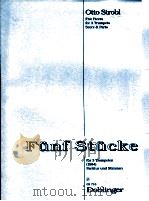 Fünf Stücke für 3 Trompeten 1994 Partitur und Stimmen 05 716（1997 PDF版）