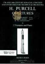 H.Purcell overtures for 2 Trumpets and piano MR 2238（1998 PDF版）