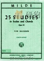25 studies in scales and chords opus 24 for bassoon NO.456（1950 PDF版）