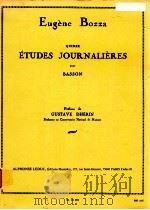 etudes journalieres pour basson   1945  PDF电子版封面    Eugene Bozza 